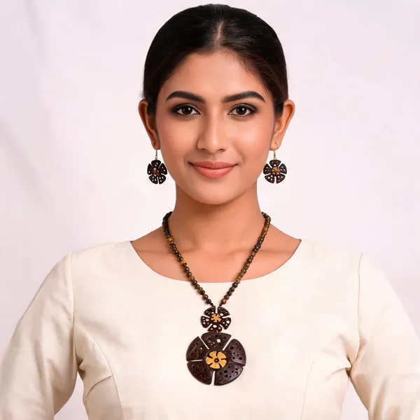 Brown_Coconut_Shell_And_Semi_Precious_Stones_Jewellery___For_Women