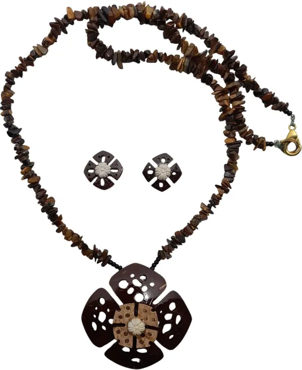 Brown_Coconut_Shell_And_Semi_Precious_Stones_Jewellery___For_Women
