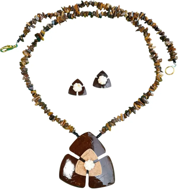 Brown_Coconut_Shell_And_Semi_Precious_Stones_Jewellery___For_Women
