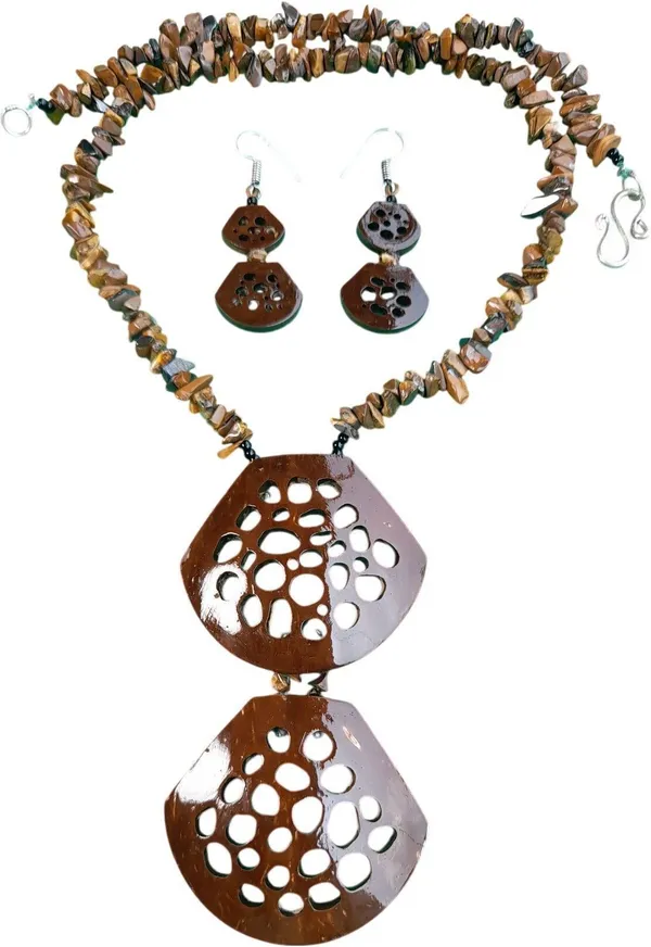 Brown_Coconut_Shell_And_Semi_Precious_Stones_Jewellery___For_Women