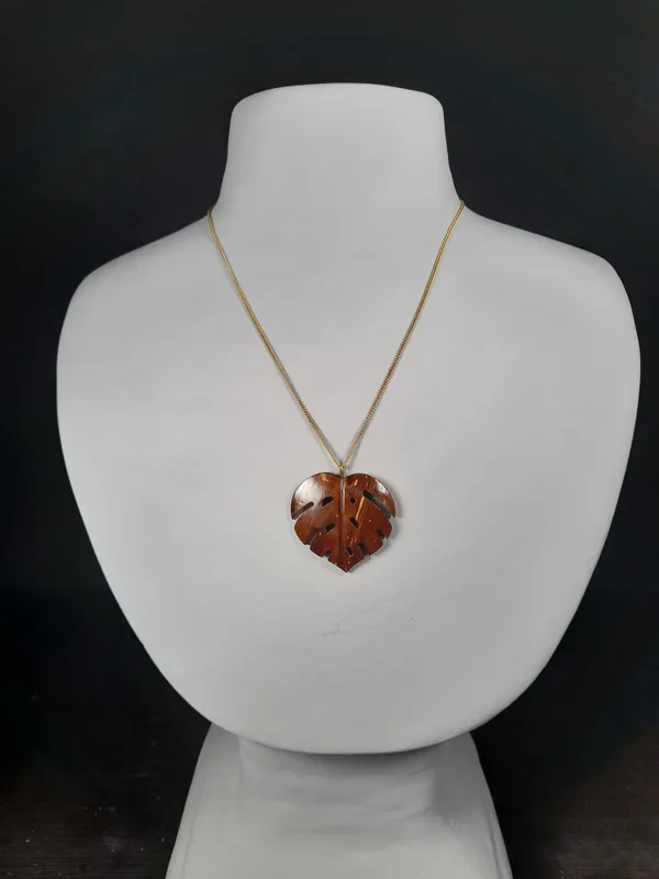 Brown_Coconut_Shell_pendant_and_golden_plated_brass_chain_Necklace__For_Women