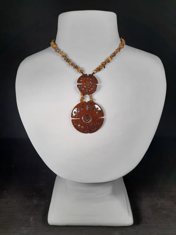 Brown_Coconut_Shell_And_Semi_Precious_Stones_Jewellery___For_Women