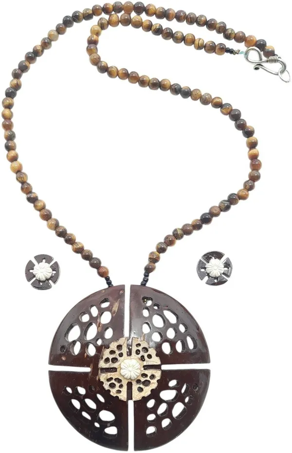 Brown_Coconut_Shell_And_Semi_Precious_Stones_Jewellery___For_Women