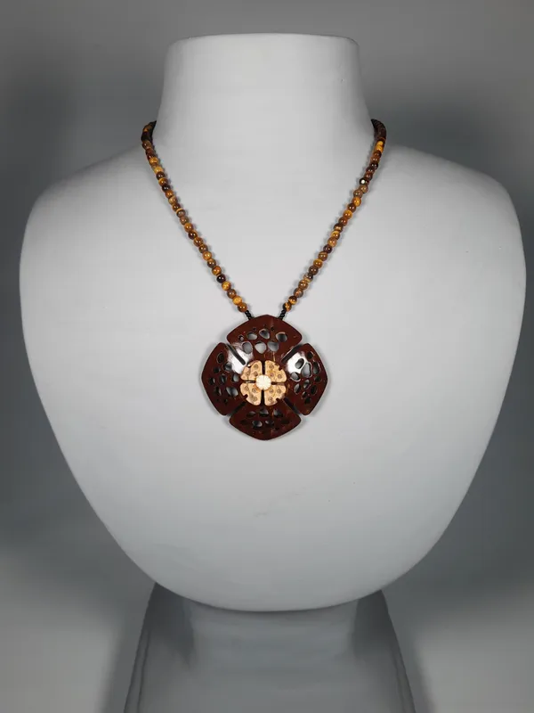 Brown_Coconut_Shell_And_Semi_Precious_Stones_Jewellery___For_Women