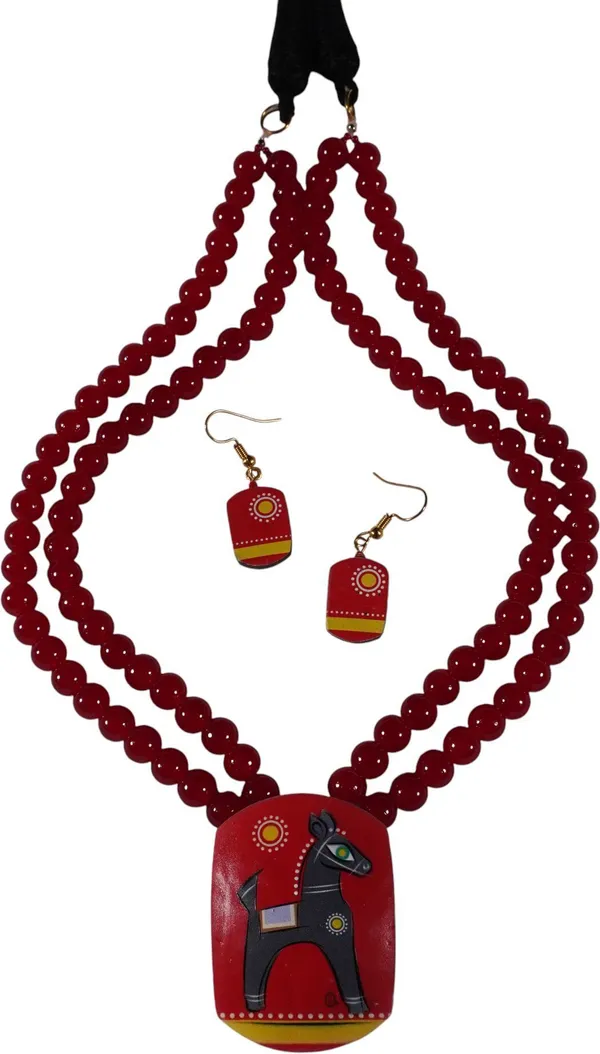 Digital_Painted_Coconut_Shell_And_Imported_Glass_beads_Jewelry__For_Women