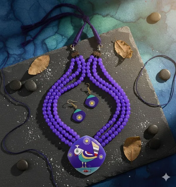 Digital_Painted_Coconut_Shell_and_Imported_Glass_beads_Jewellery__For_Women