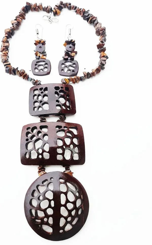 Brown_Coconut_Shell_And_Semi_Precious_Stones_Jewellery___For_Women