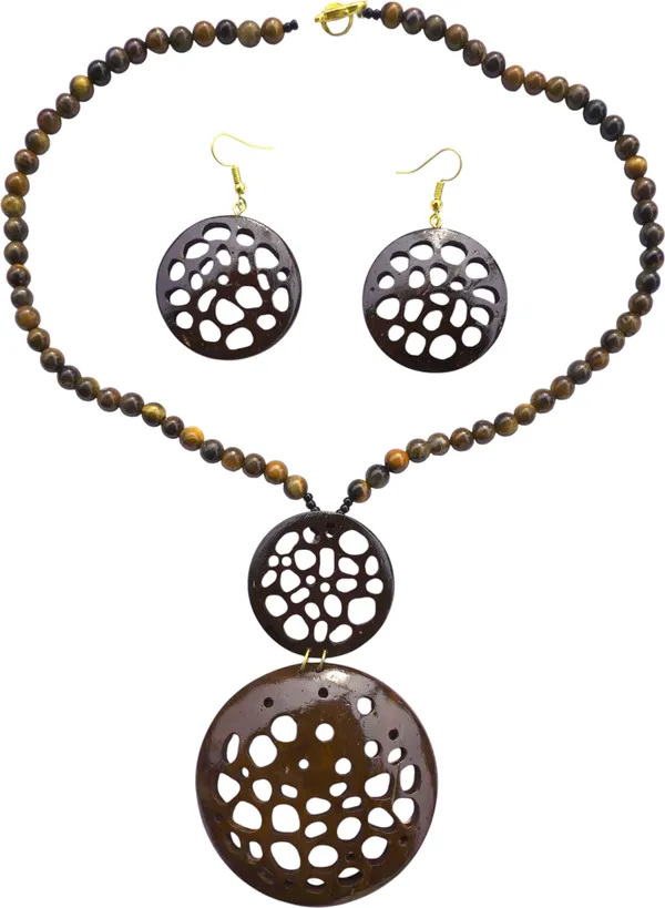 Brown_Coconut_Shell_And_Semi_Precious_Stones_Jewellery___For_Women