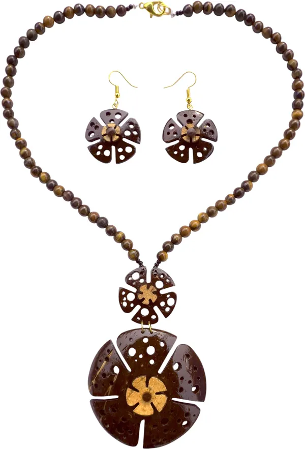 Brown_Coconut_Shell_And_Semi_Precious_Stones_Jewellery___For_Women