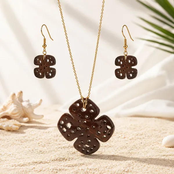 Brown_Coconut_Shell_pendant_and_golden_plated_brass_chain_Necklace__For_Women