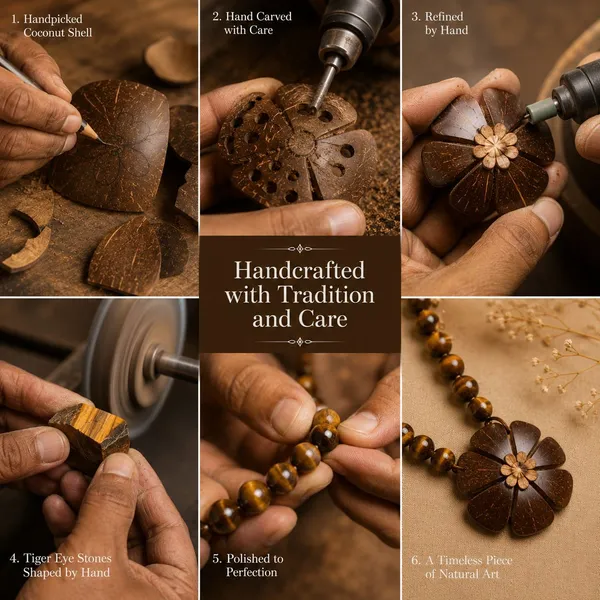 Brown_Coconut_Shell_And_Semi_Precious_Stones_Necklace___For_Women