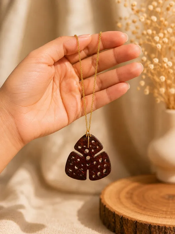 Brown_Coconut_Shell_pendant_and_golden_plated_brass_chain_Necklace__For_Women