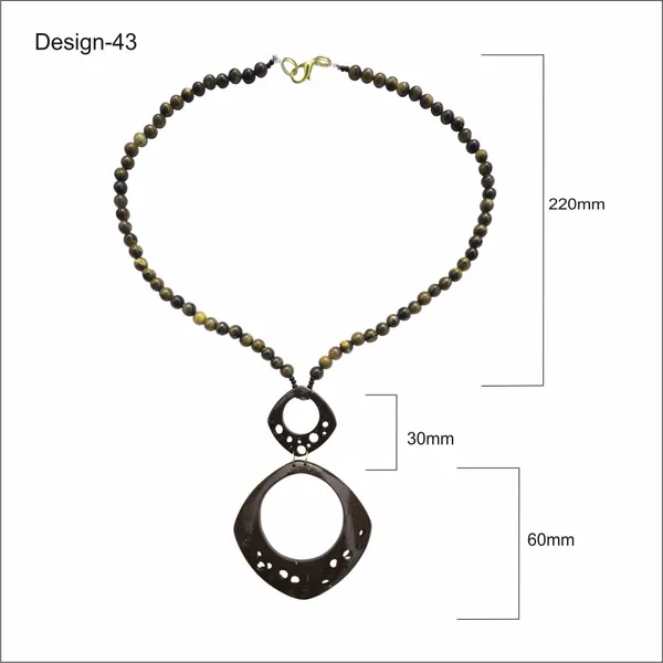 Brown_Coconut_Shell_And_Semi_Precious_Stones_Bracelet___For_Women