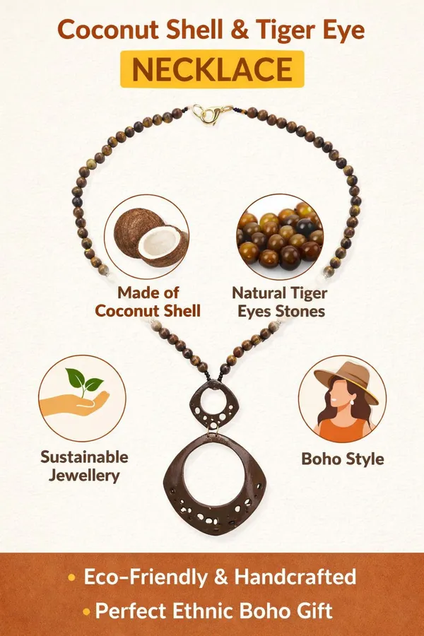 Brown_Coconut_Shell_And_Semi_Precious_Stones_Bracelet___For_Women