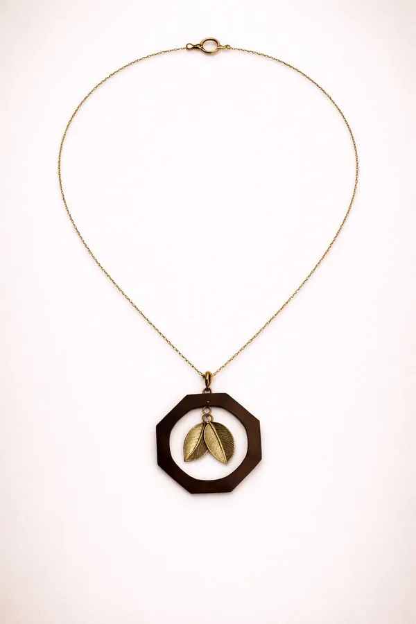 Brown_Coconut_Shell_Pendant_with_golden_plated_brass_chain_Necklace__For_Women