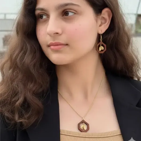 Brown_Coconut_Shell_Pendant_with_golden_plated_brass_chain_Necklace__For_Women