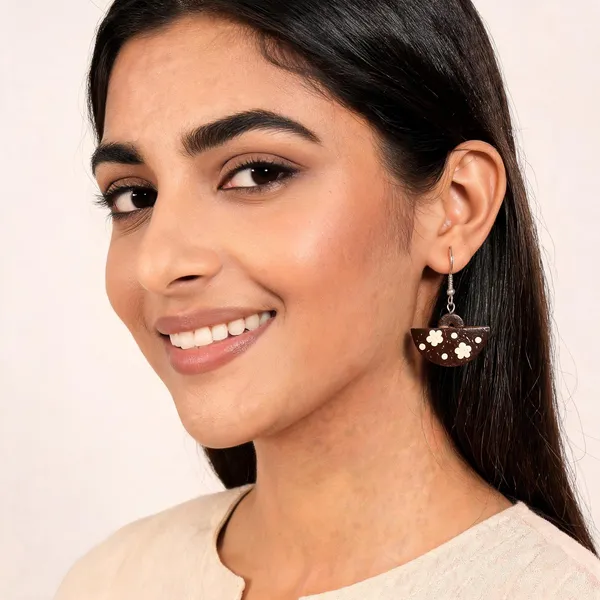 Brown_Coconut_Shell_Earrings__For_Women