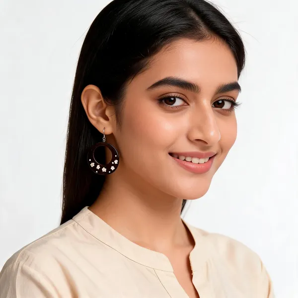 Brown_Coconut_Shell_Earrings__For_Women