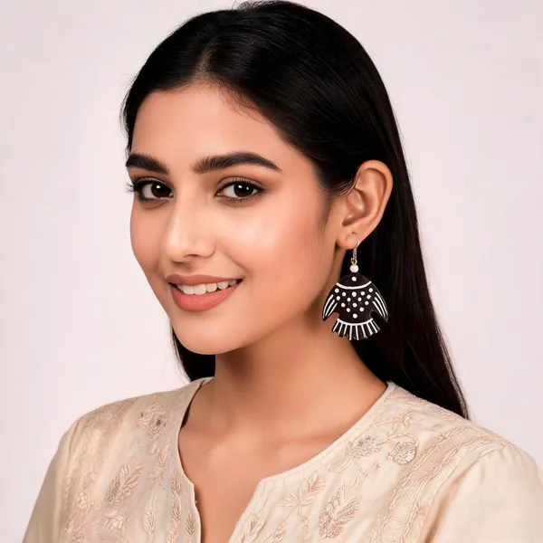Brown_Coconut_Shell_Earrings__For_Women