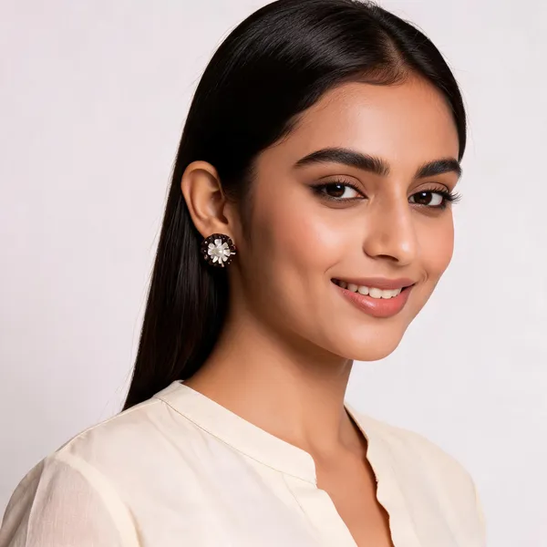 Brown_Coconut_Shell_mother_of_pearls_Ear_studs__For_Women