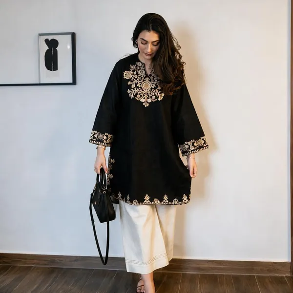 Black_Cotton_Premium_Co-Ord_Set_For_Women