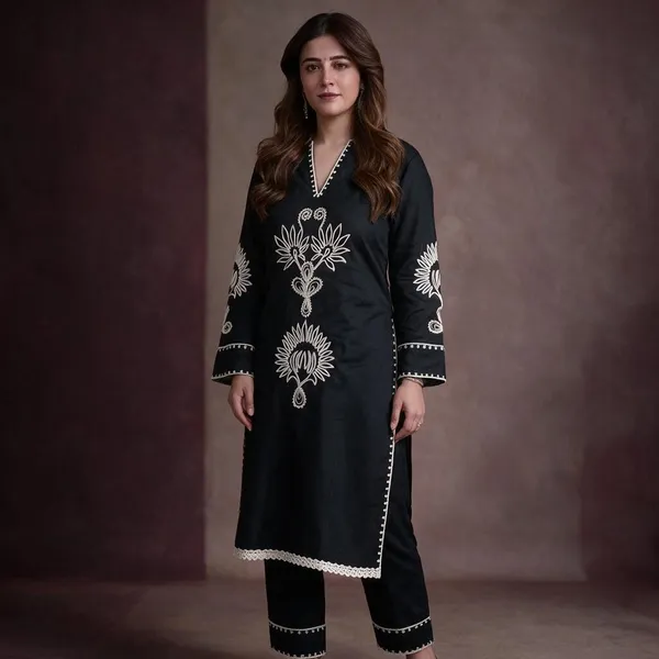 Black_Cotton_Premium_Co-Ord_Set_For_Women