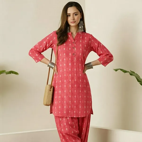 Multicolor_Cotton_Premium_Co-Ord_Set_For_Women