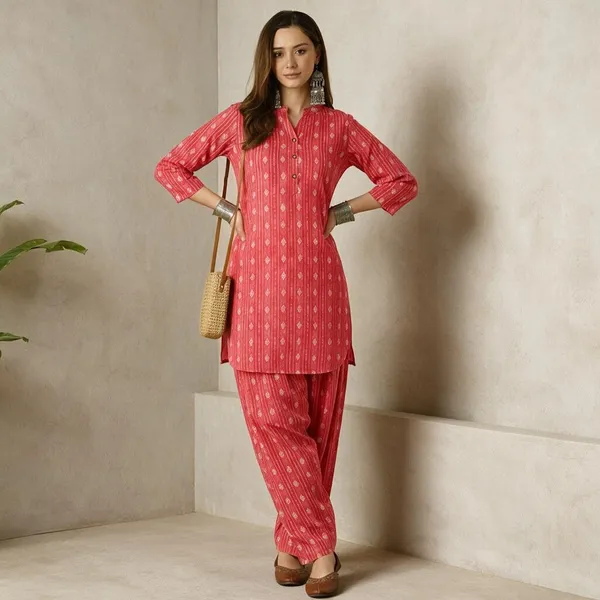 Multicolor_Cotton_Premium_Co-Ord_Set_For_Women