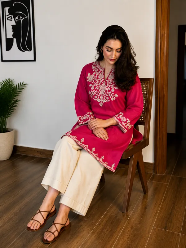 Pink_Cotton_Premium_Co-Ord_Set_For_Women
