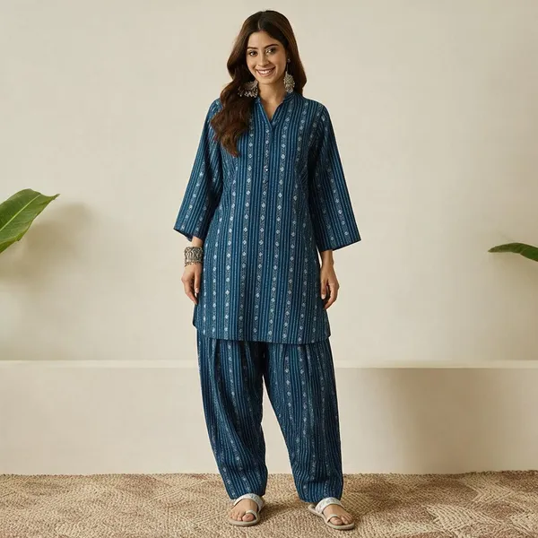 Striped_Cotton_Premium_Co-Ord_Set_For_Women