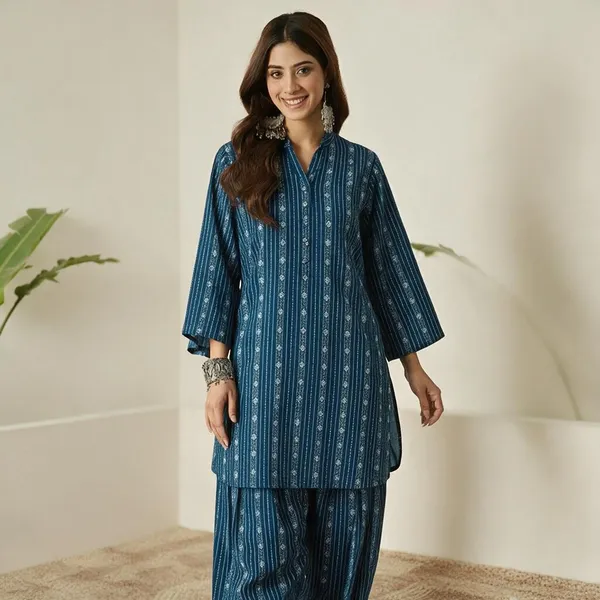 Striped_Cotton_Premium_Co-Ord_Set_For_Women
