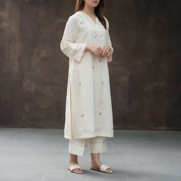 Multicolor_Cotton_Premium_Kurta_Pant_Set_For_Women