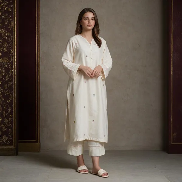 Multicolor_Cotton_Premium_Kurta_Pant_Set_For_Women