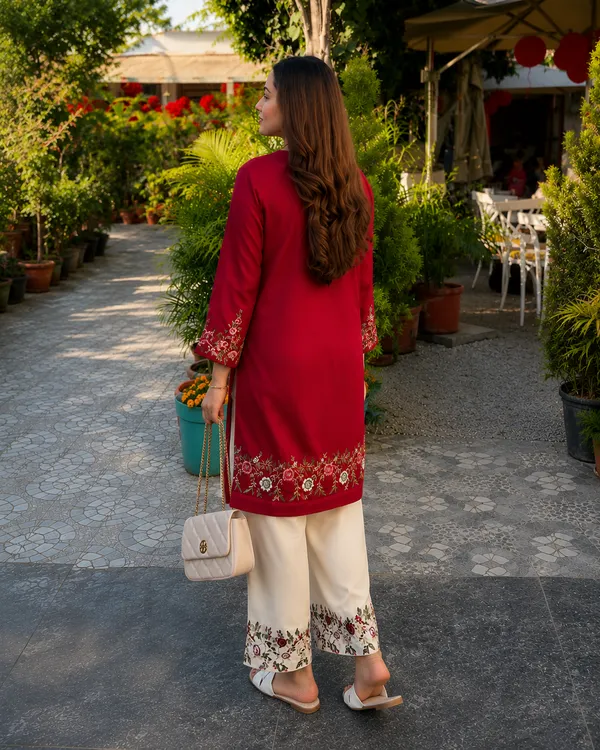 Maroon_Floral_Embroidered_Cotton_Co-Ord_Set_for_Women