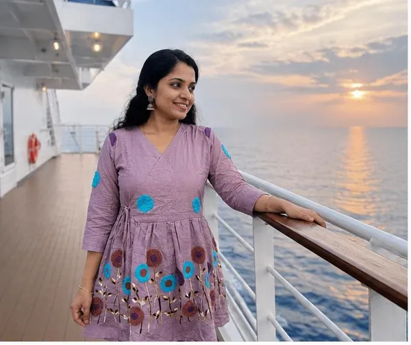 Purple_Cotton_Premium_Short_Kurta_For_Women