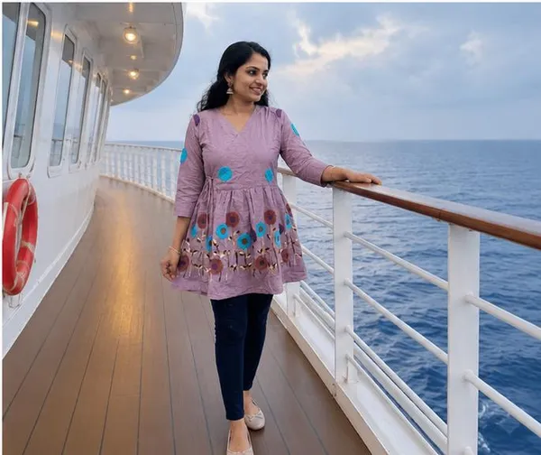 Purple_Cotton_Premium_Short_Kurta_For_Women