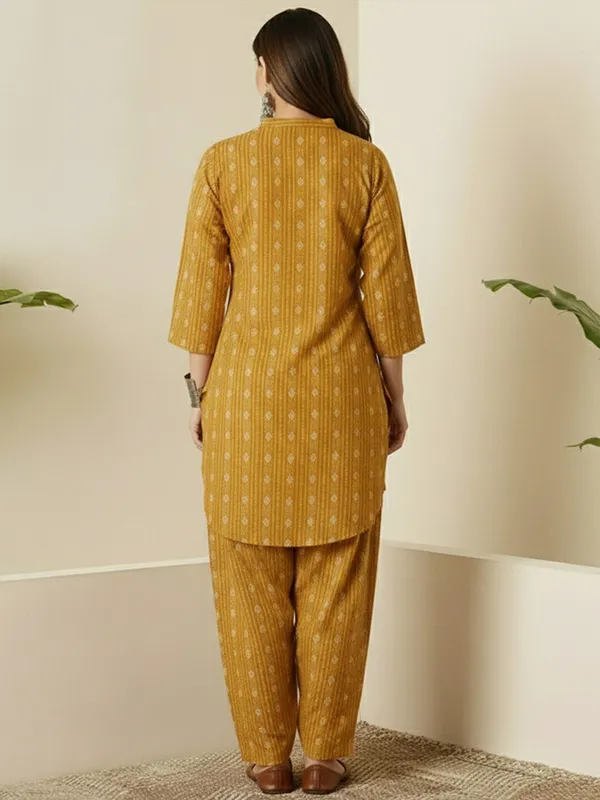 Mustard_Yellow_Embroidered_Kurta_Salwar_Set