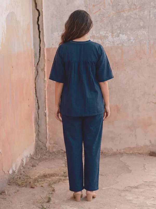 Navy_Blue_Cotton_Premium_Co-Ord_Set_For_Women