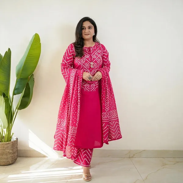 Pink_Cotton_Premium_Kurta_Set_With_Dupatta_For_Women