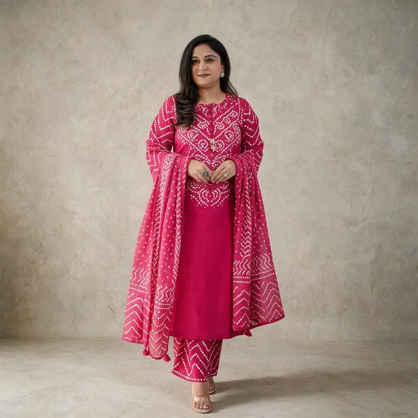 Pink_Cotton_Premium_Kurta_Set_With_Dupatta_For_Women