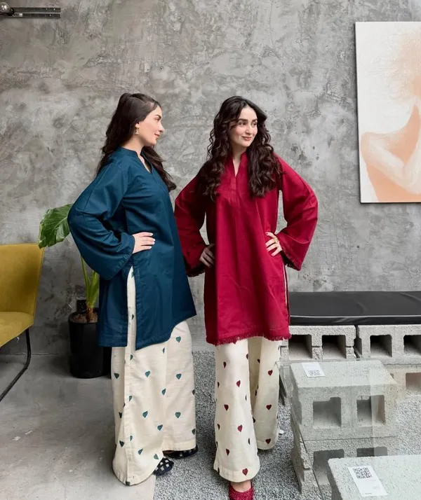 Teal_Blue_Cotton_Premium_Co-Ord_Set_For_Women