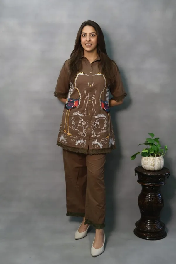 Mocha_Cotton_Premium_Co-Ord_Set_For_Women