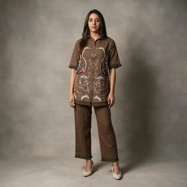Mocha_Cotton_Premium_Co-Ord_Set_For_Women
