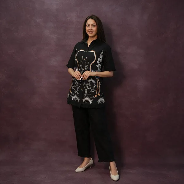 Black_Cotton_Premium_Co-Ord_Set_For_Women