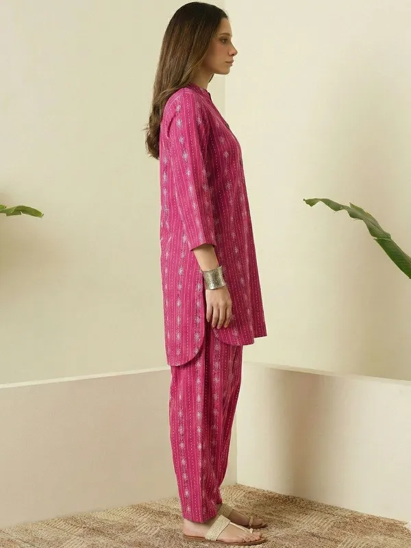 Pink_Cotton_Premium_Co-Ord_Set_For_Women