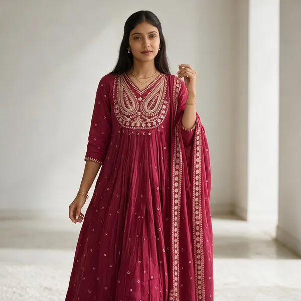 Pink_Cotton_Premium_Kurta_Pant_Set_With_Dupatta_For_Women