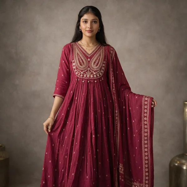 Pink_Cotton_Premium_Kurta_Pant_Set_With_Dupatta_For_Women