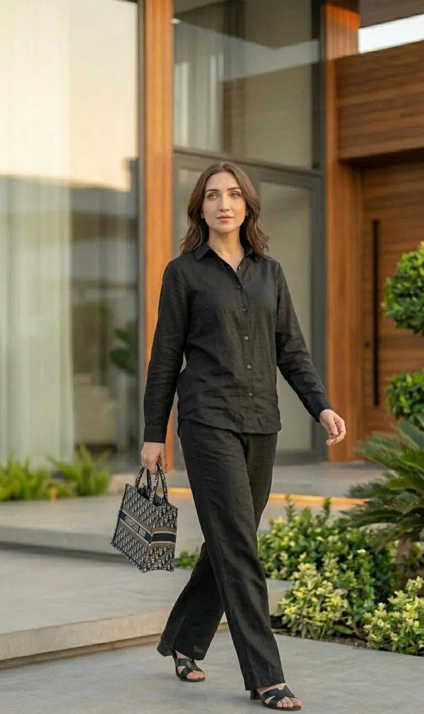 Black_Linen_Premium_Co-Ord_Set_For_Women