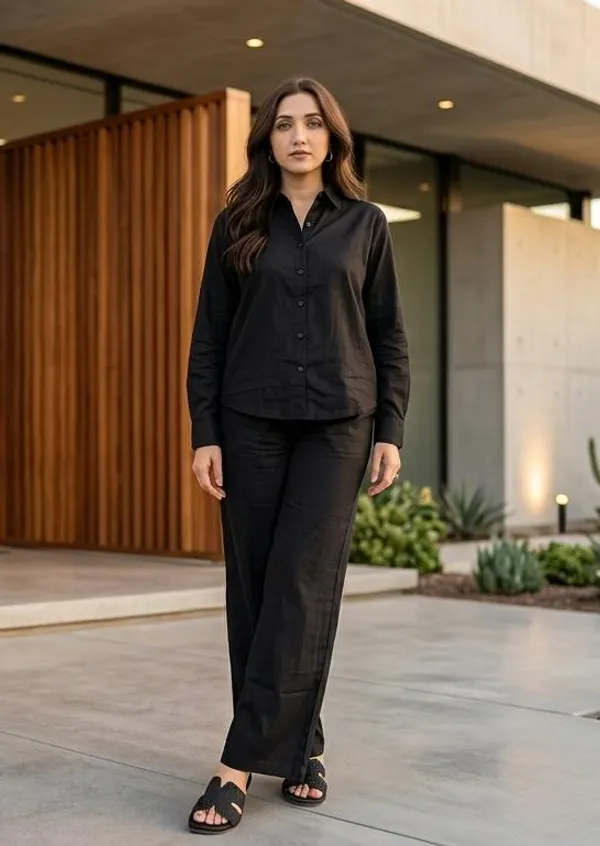 Black_Linen_Premium_Co-Ord_Set_For_Women