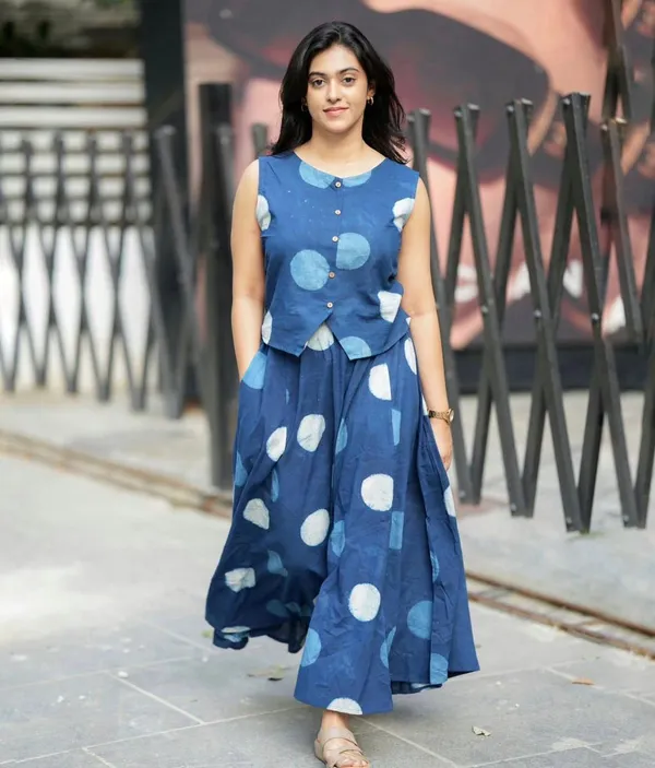 Blue_Cotton_Premium_Co-Ord_Set_For_Women